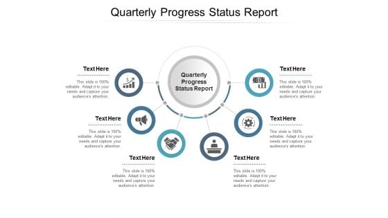 Quarterly Progress Status Report Ppt PowerPoint Presentation Show Inspiration Cpb