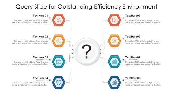 Query Slide For Outstanding Efficiency Environment Clipart PDF