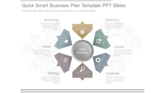 Quick Smart Business Plan Template Ppt Slides