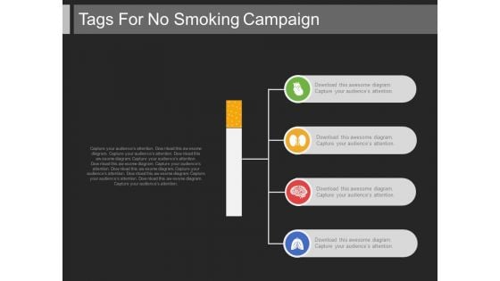 Quit Smoking For Health Reasons Powerpoint Template