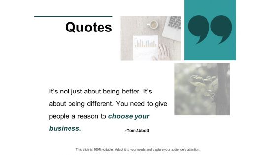 Quotes And Business Ppt PowerPoint Presentation Model Objects