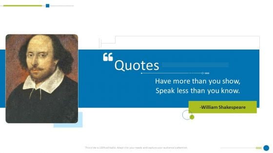 Quotes Example Presentation For Job Interview Ppt File Guidelines PDF