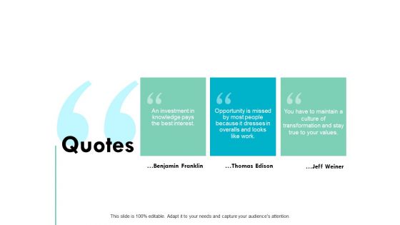 Quotes Marketing Business Ppt PowerPoint Presentation Portfolio Influencers