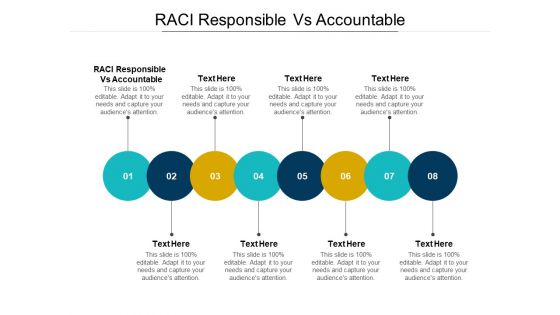 RACI Responsible Vs Accountable Ppt PowerPoint Presentation Professional Design Ideas Cpb Pdf