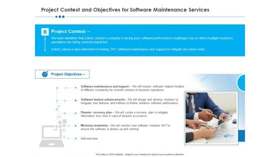 RFP Software Maintenance Support Project Context And Objectives For Software Maintenance Services Portrait PDF RFP Software Maintenance Support Project Context And Objectives For Software Maintenance Services Portrait PDF