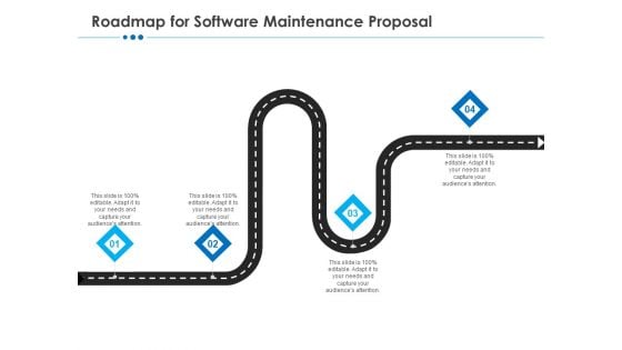 RFP Software Maintenance Support Roadmap For Software Maintenance Proposal Template PDF