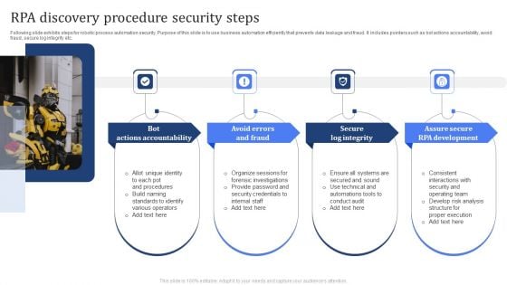 RPA Discovery Procedure Security Steps Brochure PDF