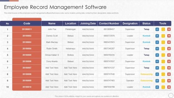 RPA In HR Operations Employee Record Management Software Designs PDF