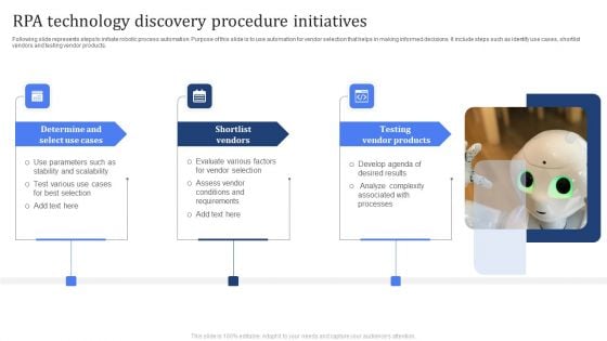 RPA Technology Discovery Procedure Initiatives Designs PDF RPA Technology Discovery Procedure Initiatives Designs PDF