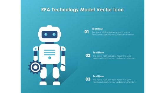 RPA Technology Model Vector Icon Ppt PowerPoint Presentation File Clipart PDF