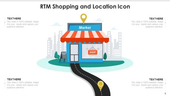 RTM Icon Route Location Ppt PowerPoint Presentation Complete Deck With Slides