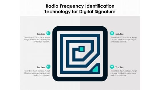 Radio Frequency Identification Technology For Digital Signature Ppt PowerPoint Presentation Model Deck PDF