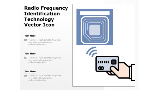 Radio Frequency Identification Technology Vector Icon Ppt PowerPoint Presentation Icon File Formats PDF