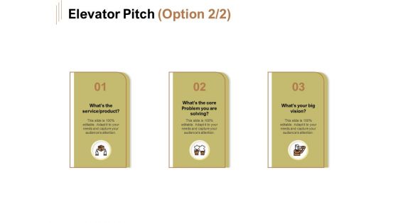 Raise Capital For Business Elevator Pitch Ppt Slides Layout Ideas PDF