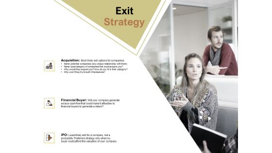 Raise Capital For Business Exit Strategy Ppt Show Layout Ideas PDF