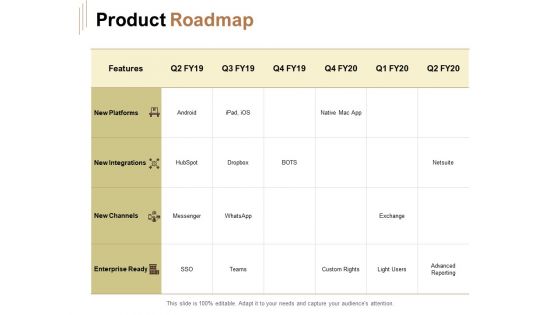 Raise Capital For Business Product Roadmap Ppt Layouts Example Topics PDF