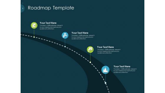 Raise Funding From Pre Seed Capital Roadmap Template Portrait PDF