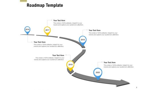 Raise Funding From Pre Seed Money Roadmap Template Summary PDF