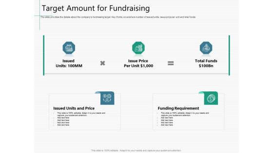 Raising Capital From Virtual Currency Initial Public Offering Target Amount For Fundraising Diagrams PDF