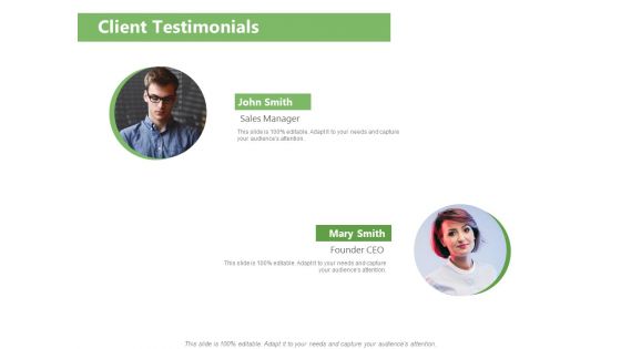 Raising Funds Company Client Testimonials Ppt Styles Picture PDF