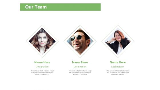 Raising Funds Company Our Team Designation Ppt Model Infographic Template PDF