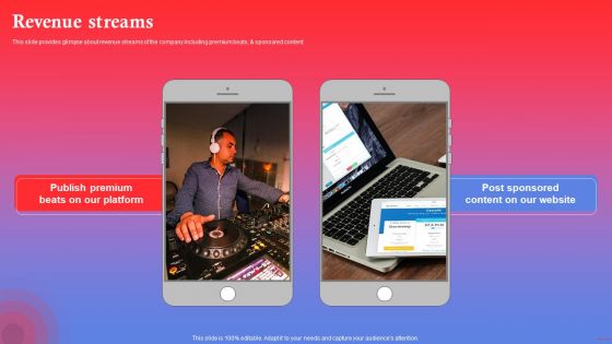Rapping Platform Investor Funding Elevator Pitch Deck Revenue Streams Portrait PDF Rapping Platform Investor Funding Elevator Pitch Deck Revenue Streams Portrait PDF