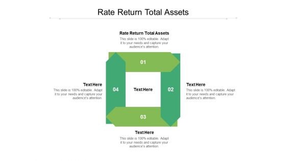 Rate Return Total Assets Ppt PowerPoint Presentation Infographic Template Rules Cpb Pdf