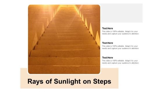 Rays Of Sunlight On Steps Ppt PowerPoint Presentation Layouts Model