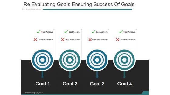 Re Evaluating Goals Ensuring Success Of Goals Ppt PowerPoint Presentation Slide Download Re Evaluating Goals Ensuring Success Of Goals Ppt PowerPoint Presentation Slide Download