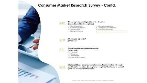 Reach Your Target Audience Consumer Market Research Survey Political Brochure PDF