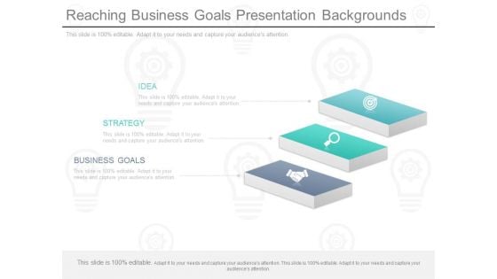 Reaching Business Goals Presentation Backgrounds