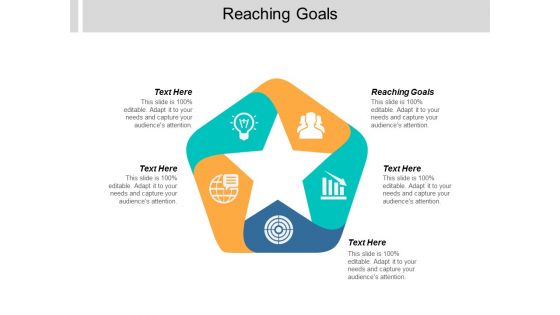 Reaching Goals Ppt PowerPoint Presentation Inspiration Styles Cpb