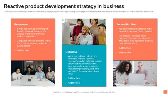 Reactive Product Development Strategy In Business Structure PDF