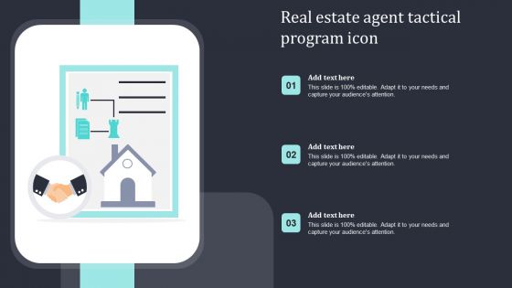 Real Estate Agent Tactical Program Icon Structure PDF