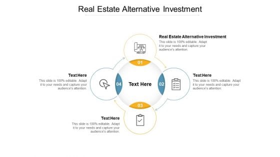 Real Estate Alternative Investment Ppt PowerPoint Presentation Icon Show Cpb