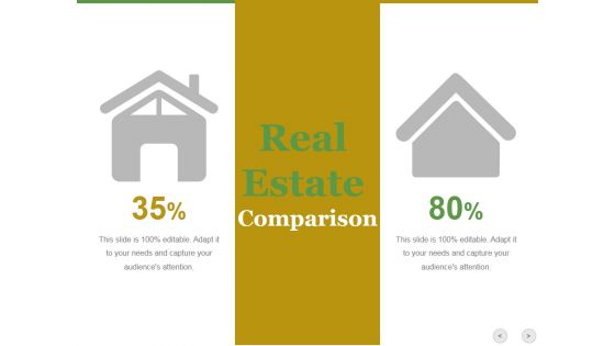 Real Estate Comparison Ppt PowerPoint Presentation Pictures Icon