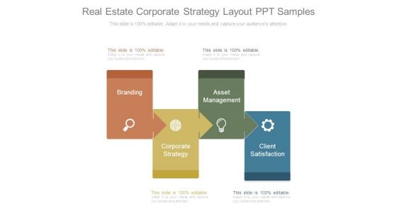 Real Estate Corporate Strategy Layout Ppt Samples