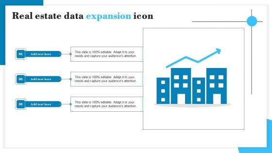 Real Estate Data Expansion Icon Brochure PDF