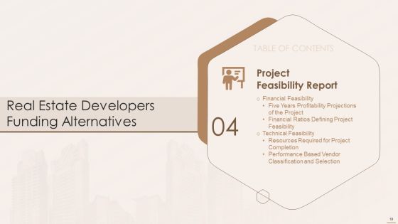 Real Estate Developers Funding Alternatives Ppt PowerPoint Presentation Complete With Slides Slide19