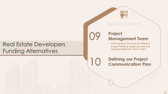 Real Estate Developers Funding Alternatives Ppt PowerPoint Presentation Complete With Slides Slide37