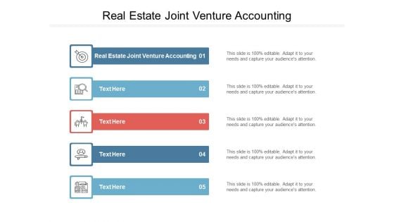 Real Estate Joint Venture Accounting Ppt PowerPoint Presentation Layouts Templates Cpb