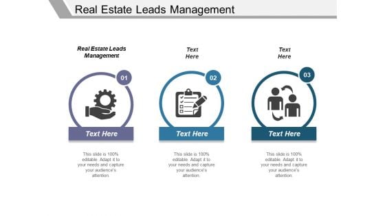 Real Estate Leads Management Ppt PowerPoint Presentation Professional Background Designs