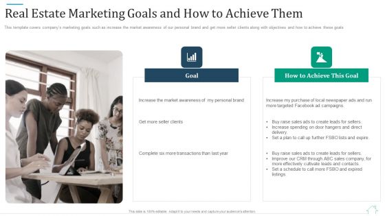 Real Estate Marketing Goals And How To Achieve Them Guidelines PDF