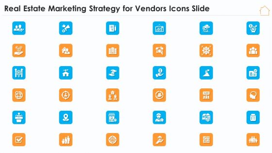 Real Estate Marketing Strategy For Vendors Icons Slide Ppt Portfolio Topics PDF