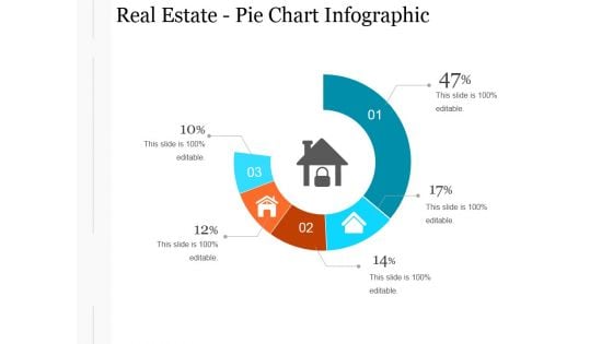 Real Estate Pie Chart Infographic Ppt PowerPoint Presentation Designs Download