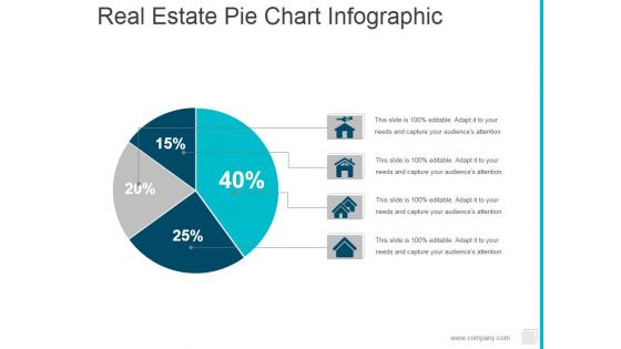 Real Estate Pie Chart Infographic Ppt PowerPoint Presentation Ideas Shapes