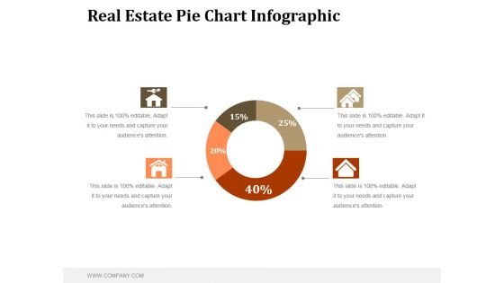 Real Estate Pie Chart Infographic Ppt PowerPoint Presentation Shapes