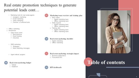 Real Estate Promotion Techniques To Generate Potential Leads Ppt PowerPoint Presentation Complete Deck With Slides Slide04