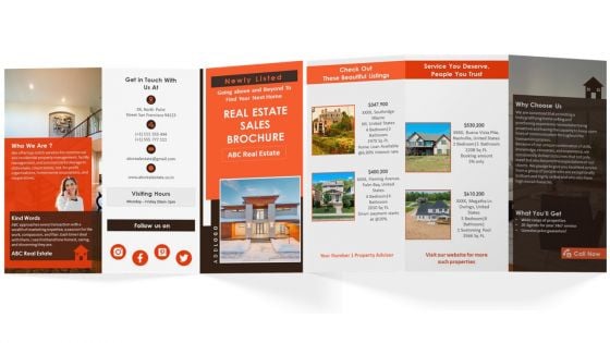 Real Estate Sales Brochure Trifold