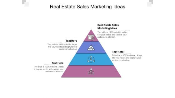 Real Estate Sales Marketing Ideas Ppt PowerPoint Presentation File Ideas Cpb